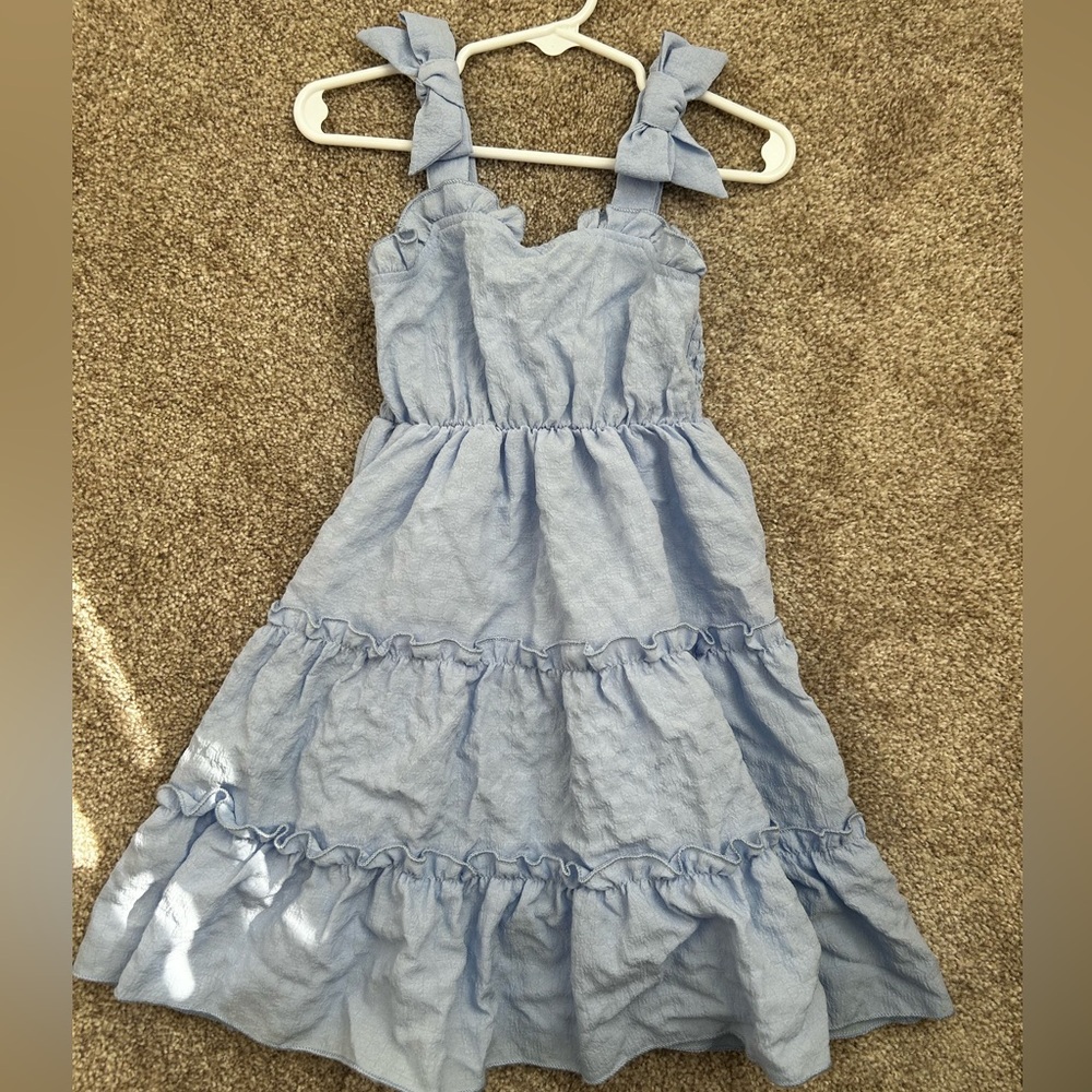 Blue dress